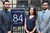 Lto r tiran sandhu, alicia yilmaz, jay singh