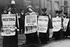 Women protest